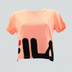 FILA WOMEN EARLY CROPPED TEE ROSE