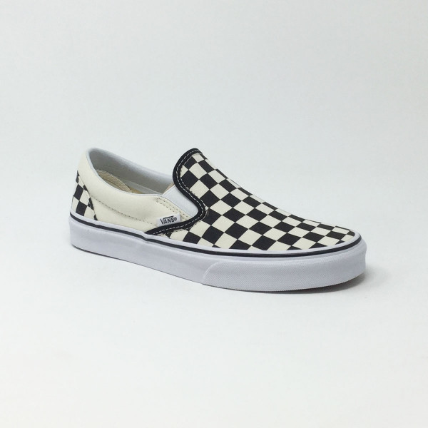 slip on noir et blanc