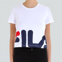 FILA WOMEN EARLY CROPPED TEE BLANC