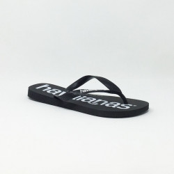 HAVAIANAS TOP LOGOMANIA NOIR