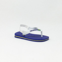 HAVAIANAS BABY BRASIL LOGO II BLEU