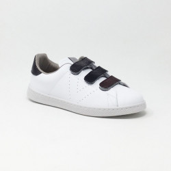 VICTORIA SNEAKER VELCRO BLANC