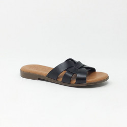 KAOLA SANDALE VAQUETA NEGRO