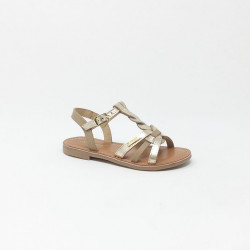 LES TROPEZIENNES SANDALE BADAMI BEIGE OR