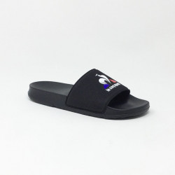 LE COQ SPORTIF CLAQUETTES LOGO NOIR