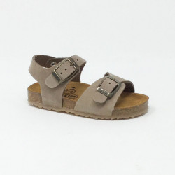 PLAKTON SANDALE KIDS PIXEL CHICAGO TAUPE