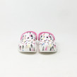 CROCS CLASSIC HEART PRINT BLANC