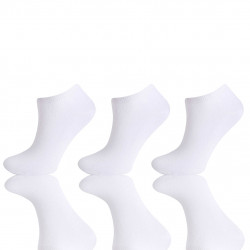 LOT DE 3 CHAUSSETTES TIGE COURT BLANC