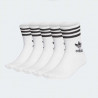 ADIDAS CHAUSSETTES 5 PAIRES BLANC
