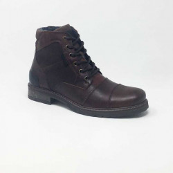 BULL BOXER BOTTINES HOMME MARRON