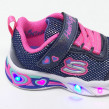 SKECHERS SWEETHEART LIGHTS MARINE/ROSE