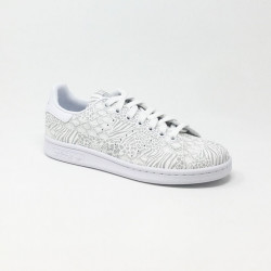 ADIDAS STAN SMITH BLANC/SILVER