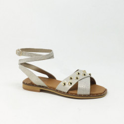 SEMERDJIAN SANDALES GIADA PLATINO