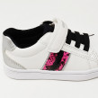 GEOX BASKET FILLE J DJROCK BLANC/ROSE