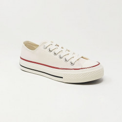 VICTORIA BASKET TOILE BASSE BLANC