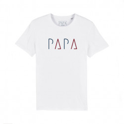 PAPA T-SHIRT JEAN MC BLANC