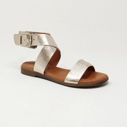 KAOLA SANDALE METAL PLATINO