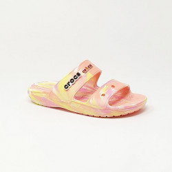 CROCS CLASSCI MARBELD SANDALE ROSE