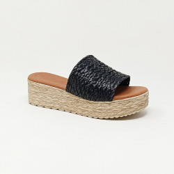 EVO FRUTOS SANDALE TRENZA NEGRO
