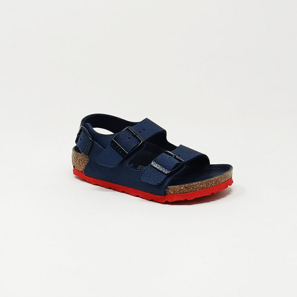 BIRK MILANO KIDS MARINE/ROUGE