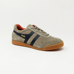 GOLA HARRIER SUEDE GRIS/MARINE