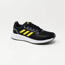 ADIDAS BASKET RUNFALCON 2.0 NOIR JAUNE