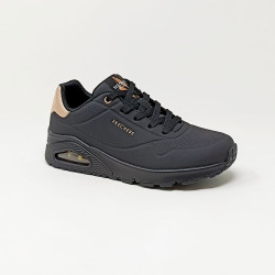 SKECHERS BASKET UNO GOLDEN NOIR