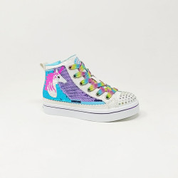SKECHERS TWI-LITES 2.0 BLANC/MULTI