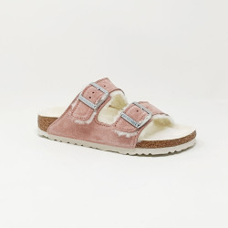 BIRKENSTOCK ARIZONA SHEARLING ROSE