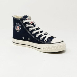 VICTORIA BASKET TOILE MONTANTE MARINE