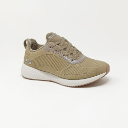 SKECHERS BOBS SQUAD TAUPE