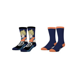 FREEGUN LOT DE 2 CHAUSSETTES ENFANT DBZ