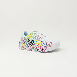 SKECHERS UNO LITE BLANC/MULTI