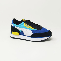 PUMA BASKET FUTURE RIDER SPLASH JR BLEU