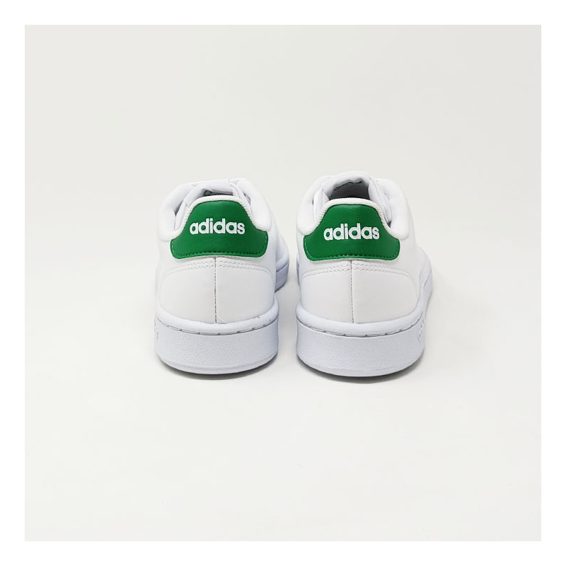 ADIDAS Baskets ADVANTAGE I - Enfant - Blanc/Vert Blanc/vert/gris
