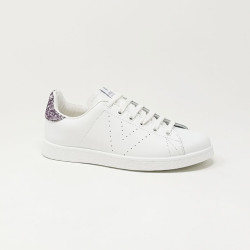 VICTORIA BASKET BLANC GLITTER ROSE
