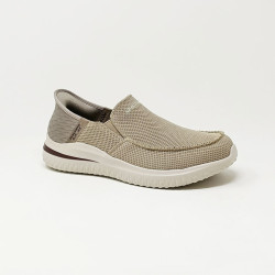 SKECHERS BASKET DELSON 3.0 CABRINO TAUPE