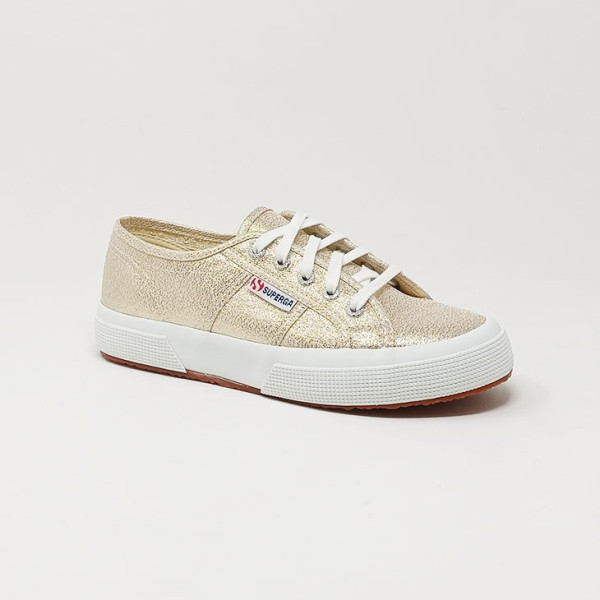 SUPERGA BASKET PAILLETTE YELLOW GOLD