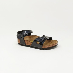 BIRK SANDALE RIO NOIR LAQUE