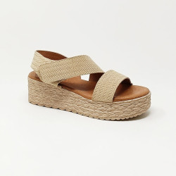 EVA FRUTOS SANDALE BEIGE