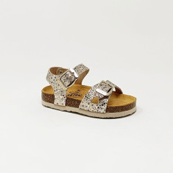 PLAKTON SANDALE KIDS LISA GLITTER ORO