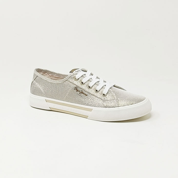 Basket toile pepe jeans on sale femme