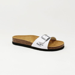 PEPE JEANS SANDALE BIO BLANC