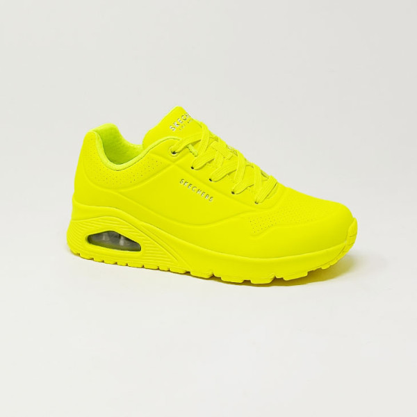 SKECHERS BASKET UNO NIGHT SHADES JAUNE