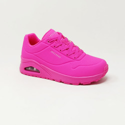 SKECHERS BASKET UNO NIGHT SHADES ROSE