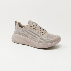 SKECHERS BASKET BOBS SQUAD TAUPE