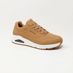SKECHERS BASKET UNO STAND ON AIR TAN