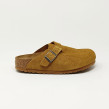 BIRKENSTOCK SABOT BOSTON VELOURS MARRON