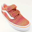 VANS UY OLD SKOOL V SUNRISE GLITTER BLAN