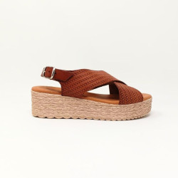 EVA FRUTOS SANDALE CUERO ESPIGA 2